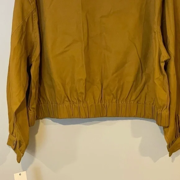 NWT size 2x color mustard Ophelia Roe 5 button down cropped jacket - Picture 8 of 8